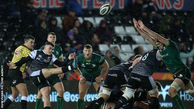 Ospreys lost 20-10 to Connacht in their last Pro14 match at the Liberty Stadium in November 2019