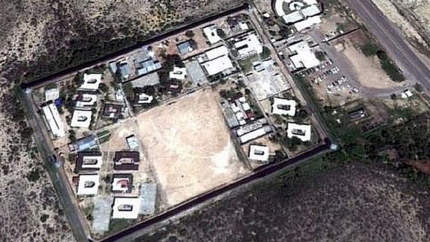 Centro de Reinserción Social (Cereso) de Piedra Negras, en Coahuila, México, el 30 de septiembre de 2012. (Foto: Google Maps, incluida en el informe "El yugo Zeta")