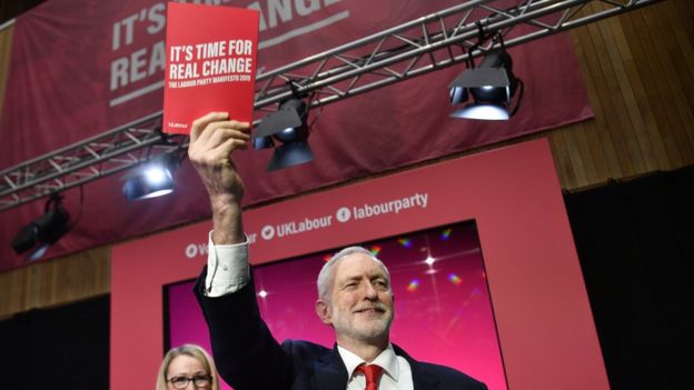 Corbyn en campaña
