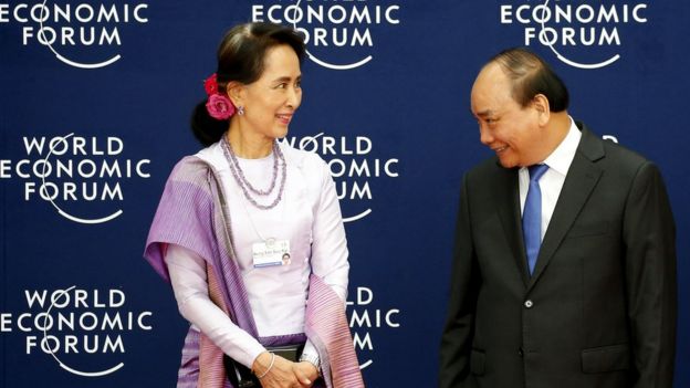 ဒေါ်အောင်ဆန်းစုကြည်ဟာ ဗီယက်နမ်ကို နှစ်နှစ်အတွင်း သုံးကြိမ် သွားရောက်ထားပါတယ်။