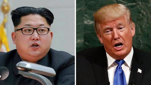 Kim Jong-un y Donald Trump