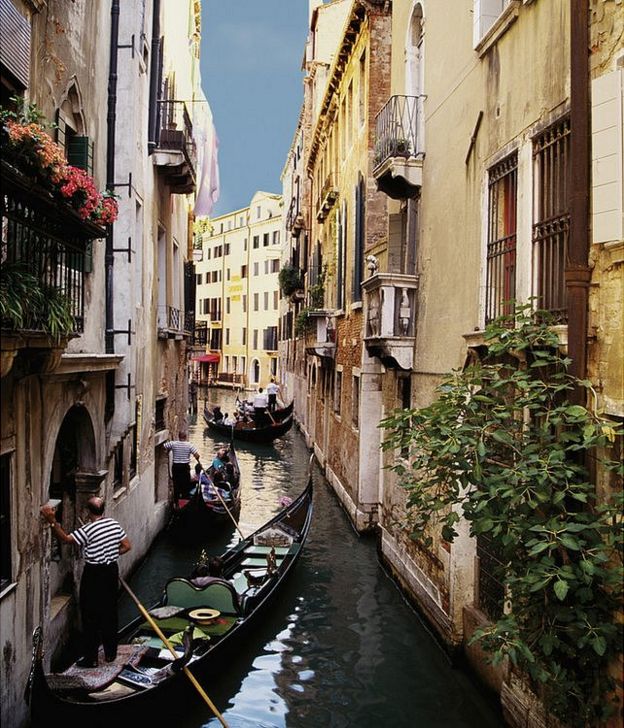 Canal en Venecia