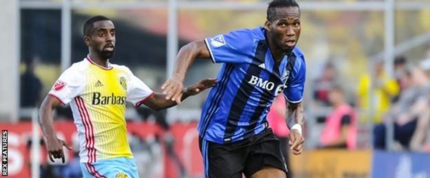 Mara ya mwisho Drogba akiichezea timu ya Montreal Impact