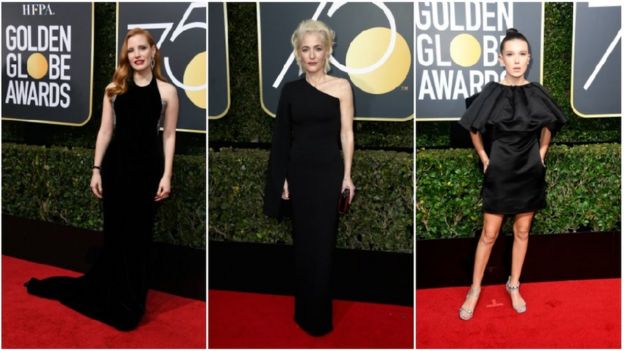 Jessica Chastain, Gillian Anderson and Millie Bobby Brown