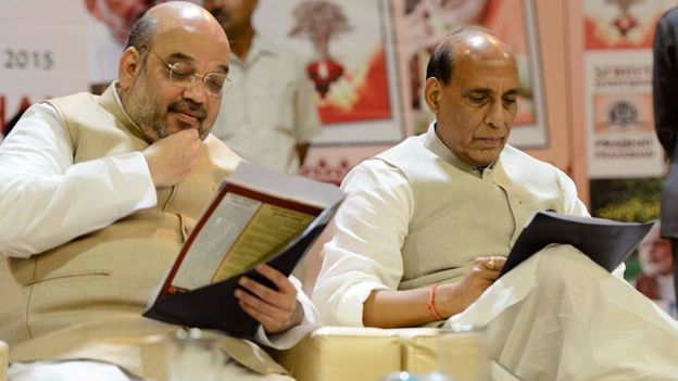 અમિત શાહ અને રાજનાથ સિંહ