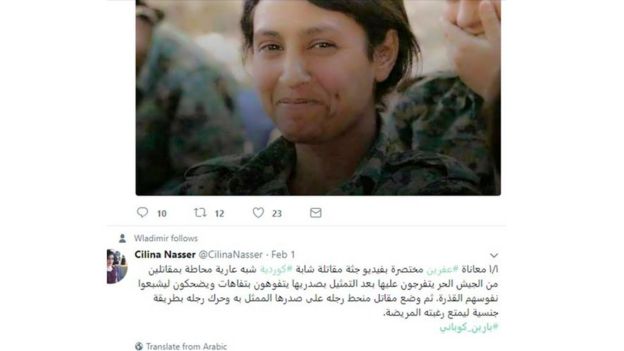 تغريدة : معاناة عفرين مختصرة في صورة