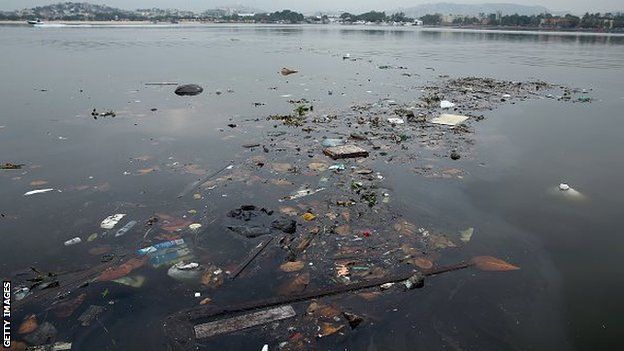 Pollution at Guanabara Bay