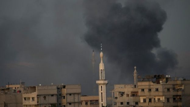 Guerra em Ghouta, em 3 de Março de 2018
