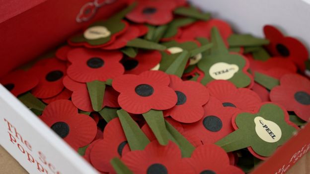 Remembrance Sunday: What's different about the Scottish poppy? - BBC News