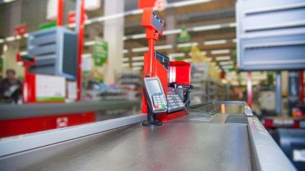 Supermarket interior