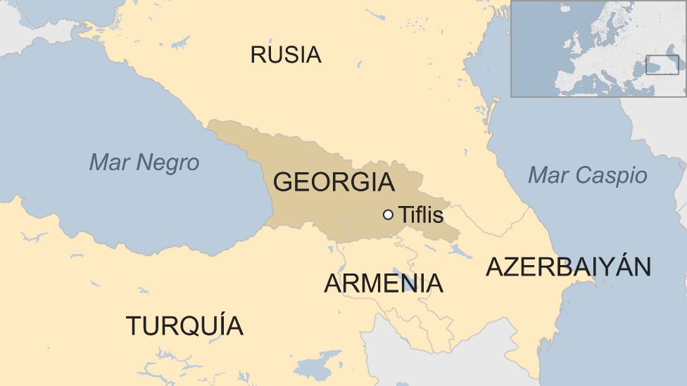 Mapa Georgia