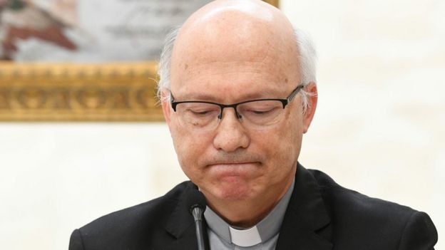 El obispo Luis Fernando Ramos.