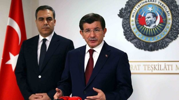 Hakanf Fidan ve Ahmet Davutoğlu