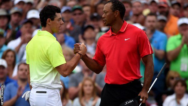Tiger Woods and Rory Mcilroy
