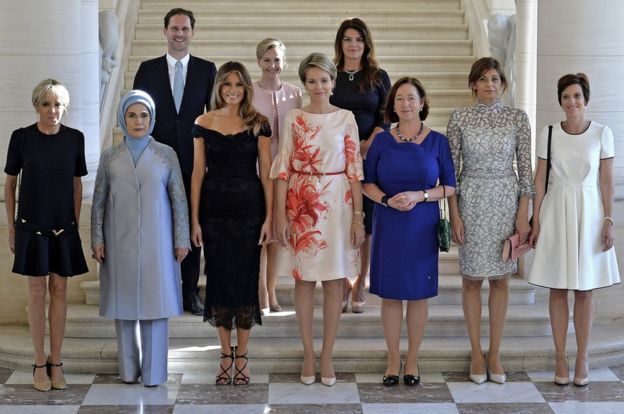 Spouses of Nato leaders, 25 May