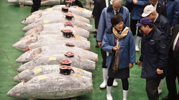 Gobernadora de Tokio, Yuriko Koike.