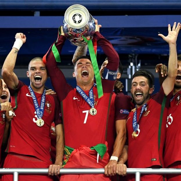 Ronaldo con Portugal