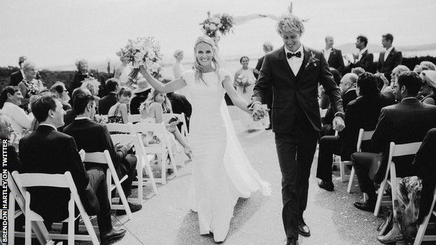 Brendon Hartley gets married
