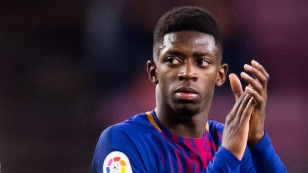 Winga wa Barcelona Ousmane Dembele