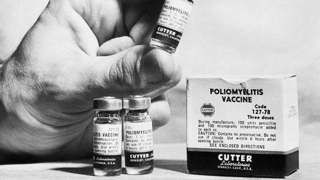 Vacuna contra la poliomielitis.