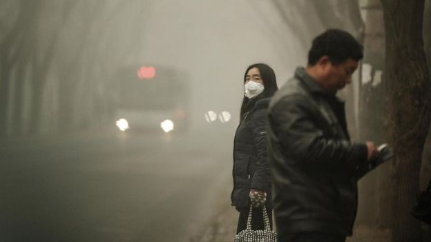 Çin ve Asya'daki birçok şehirde yoğun hava kirliliği büyük bir sorun.
