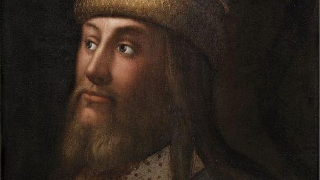А вот и папа: правитель Милана Галеаццо II Висконти