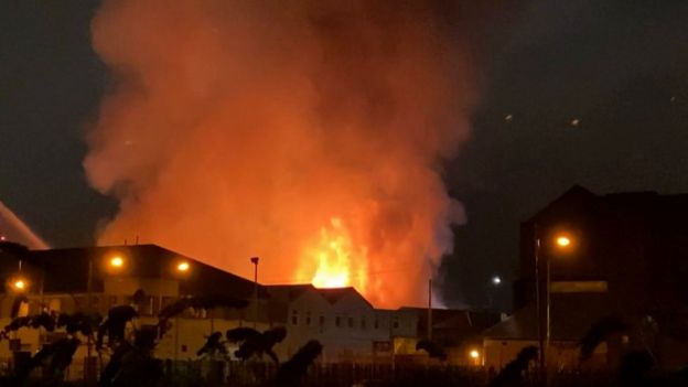 Kinning park fire