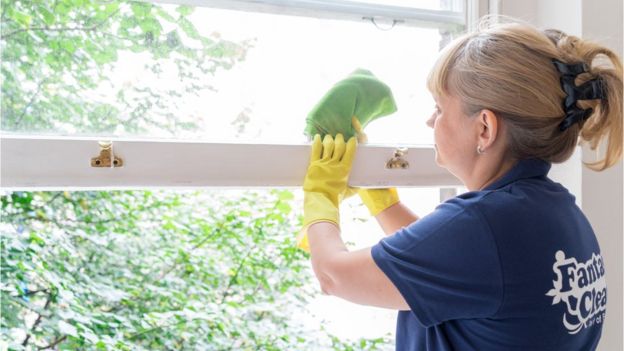 A Fantastic Services cleaner