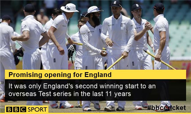 England win the first Test
