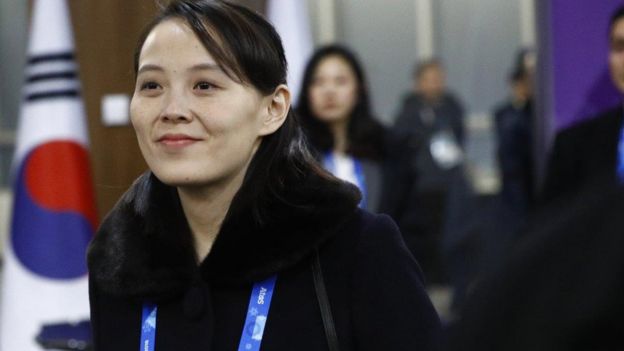 Kim Yo-jong, Ủy viên Bộ Chính trị Đảng Lao động Triều Tiên, thu hút chú ý của báo chí quốc tế và dư luận Nam Hàn