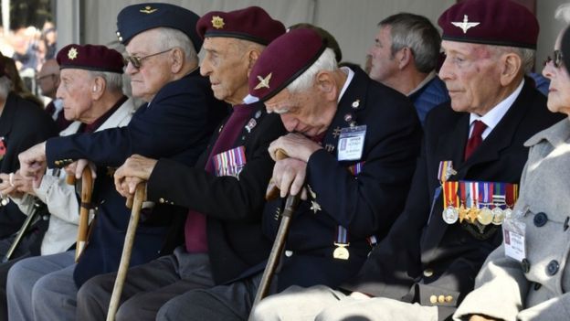 Veterans at Arnhem commemorative service