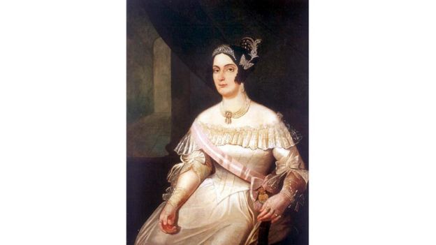 Domitila de Castro (Marquesa de Santos), pintura de Francisco Pedro do Amaral (1826)