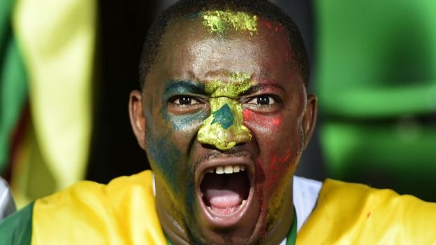 Le Sénégal, l'une des équipes avec le meilleurs classements Fifa cette année, n'a jamais remporté la CAN (Photo d'archives - un supporter des Lions de la Téranga)