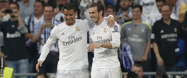 Ronaldo and Gareth Bale
