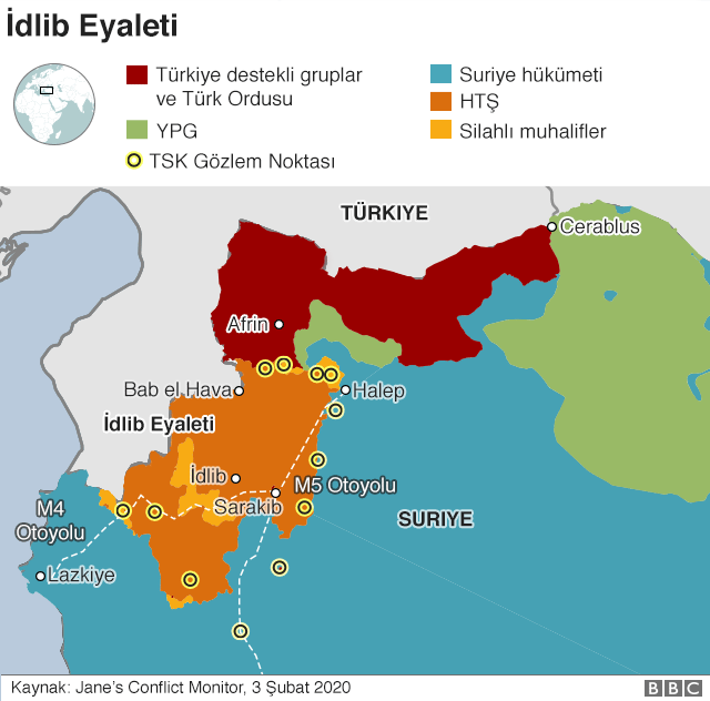 İdlib harita