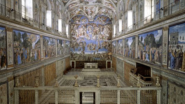 Capilla Sixtina, en el Vaticano.