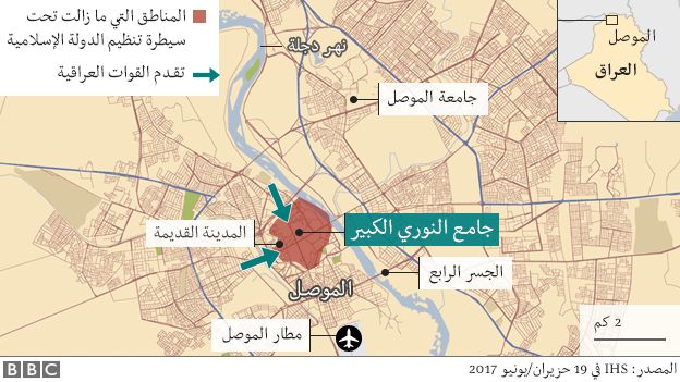 خريطة الموصل