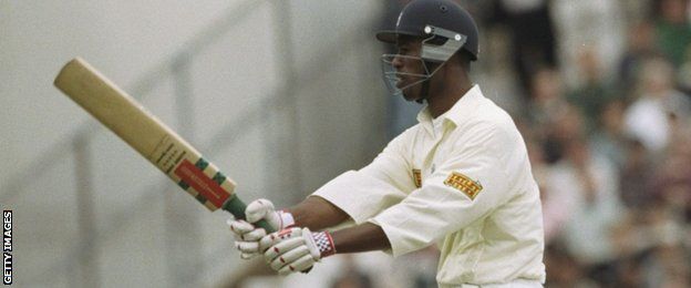 Chris Lewis made his only Test century against India in 1993