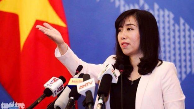 Người phát ngôn Bộ Ngoại giao Việt Nam Lê Thị Thu Hằng.