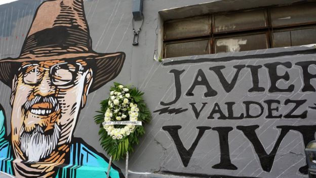 Mural en honor a Javier Valdez