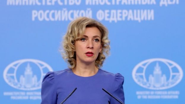Russia's foreign ministry spokesperson Maria Zakharova in 2017