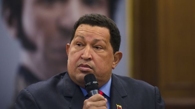 Hugo Chávez.