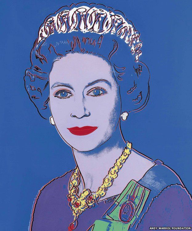 Queen Elizabeth II by Andy Warhol.