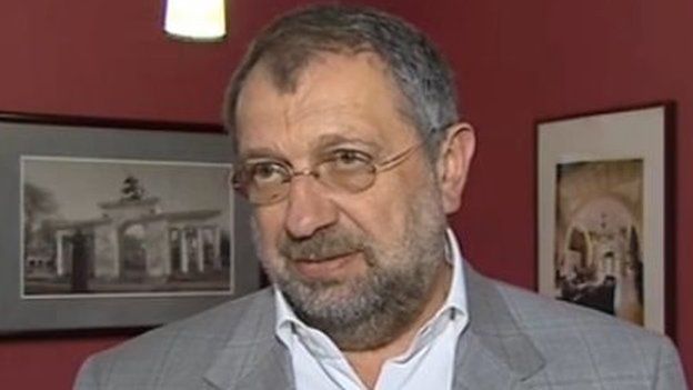 Screengrab of Russian independent MP Vladislav Reznik