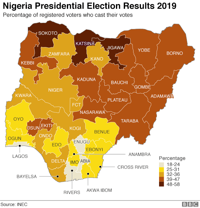 Map of Nigeria