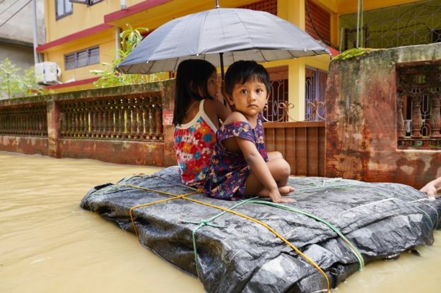 In Photos: The Bleak Lives Of Assam Flood Survivors - BBC News