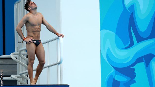 Tom Daley at the Commonwealth Games in 2018