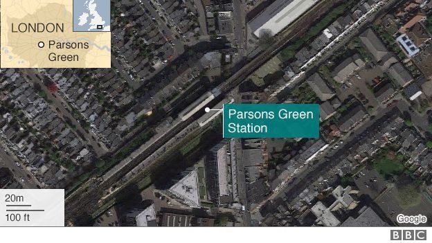 L'explosion a eu lieu dans la station de Parson Green
