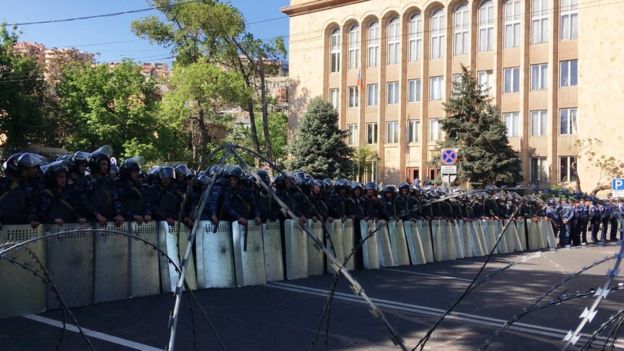 Yerevan, etiraz