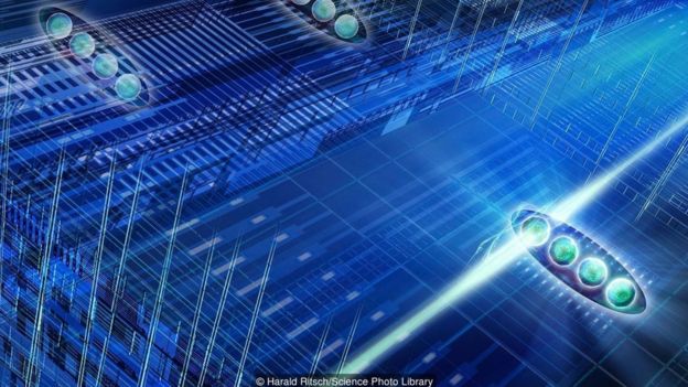 Our Universe can be thought of as a quantum computer